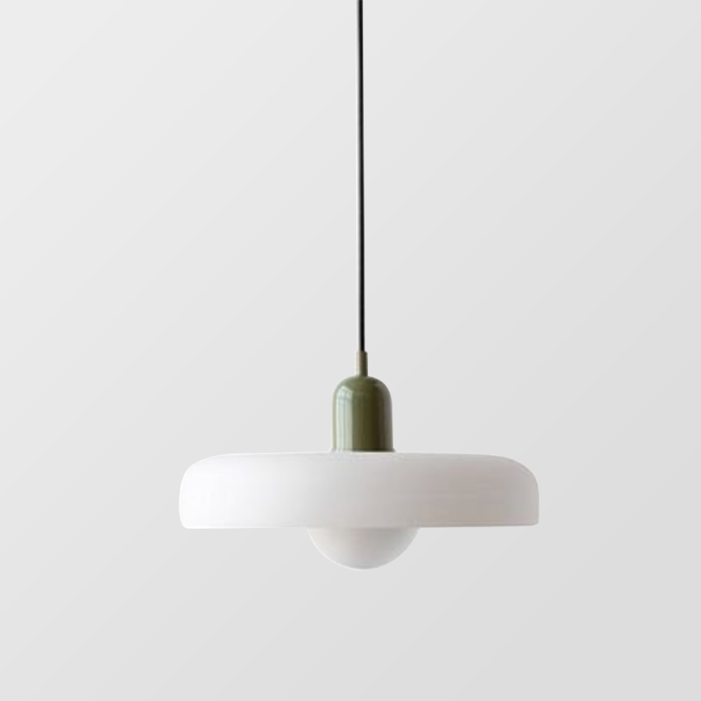 GleaMore – Bauhaus Hanglamp in Stijlvol Gekleurd Glas