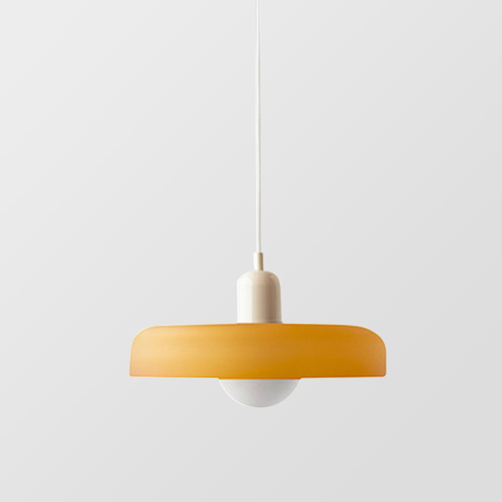 GleaMore – Bauhaus Hanglamp in Stijlvol Gekleurd Glas