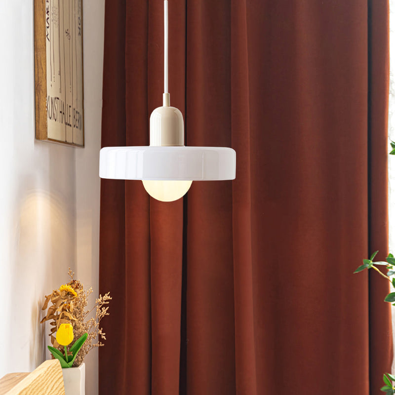 GleaMore – Bauhaus Hanglamp in Stijlvol Gekleurd Glas