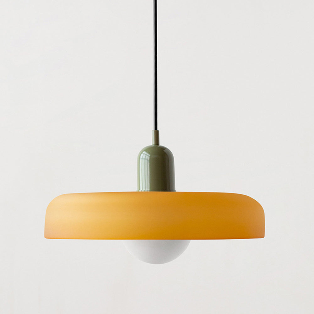 GleaMore – Bauhaus Hanglamp in Stijlvol Gekleurd Glas