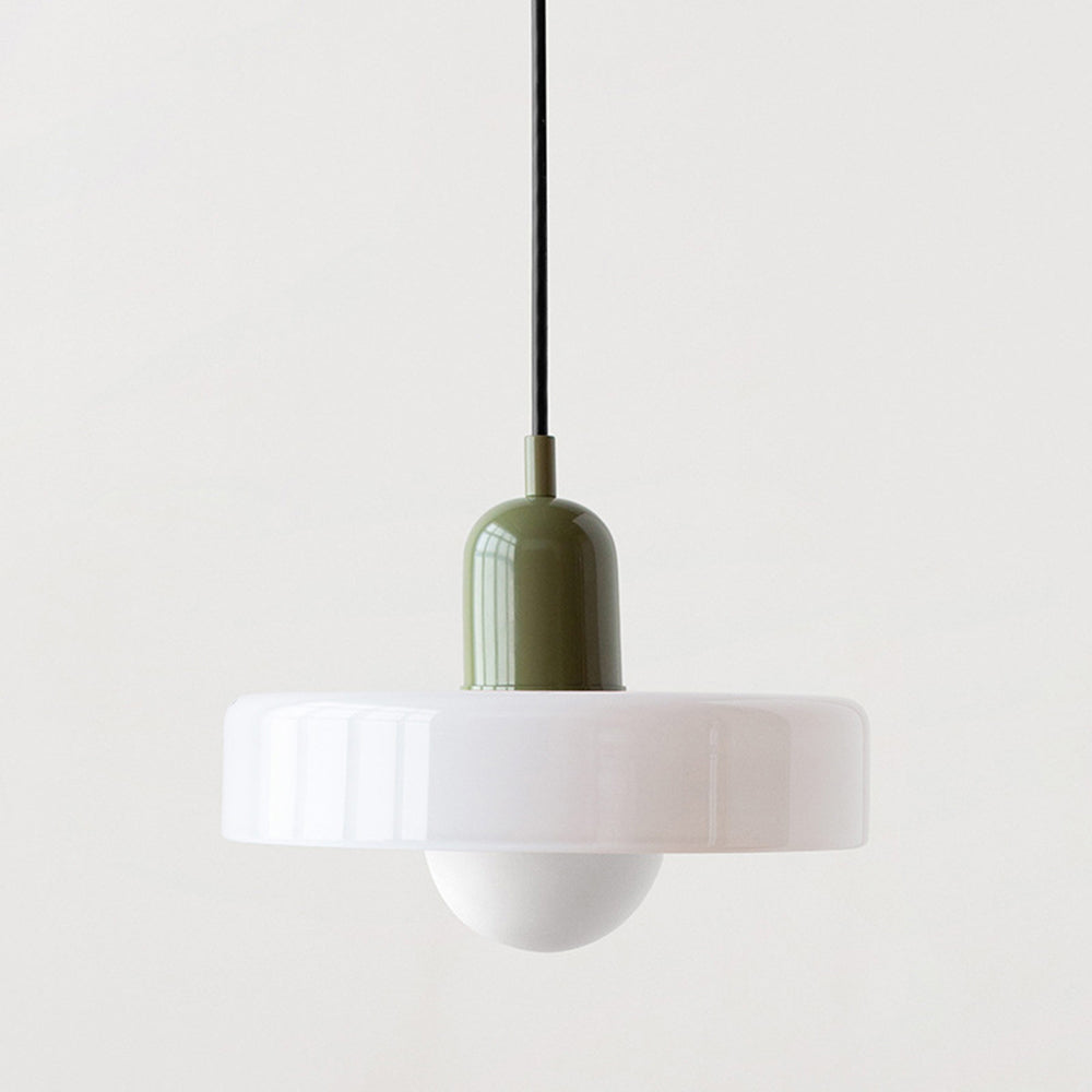 GleaMore – Bauhaus Hanglamp in Stijlvol Gekleurd Glas