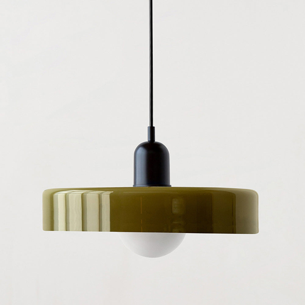 GleaMore – Bauhaus Hanglamp in Stijlvol Gekleurd Glas