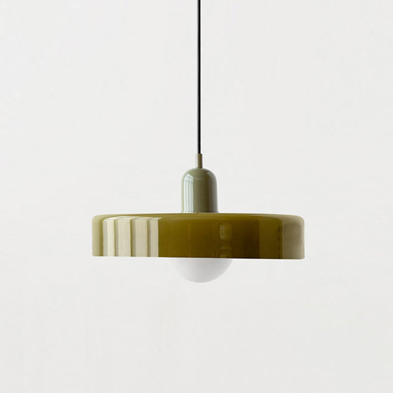 GleaMore – Bauhaus Hanglamp in Stijlvol Gekleurd Glas
